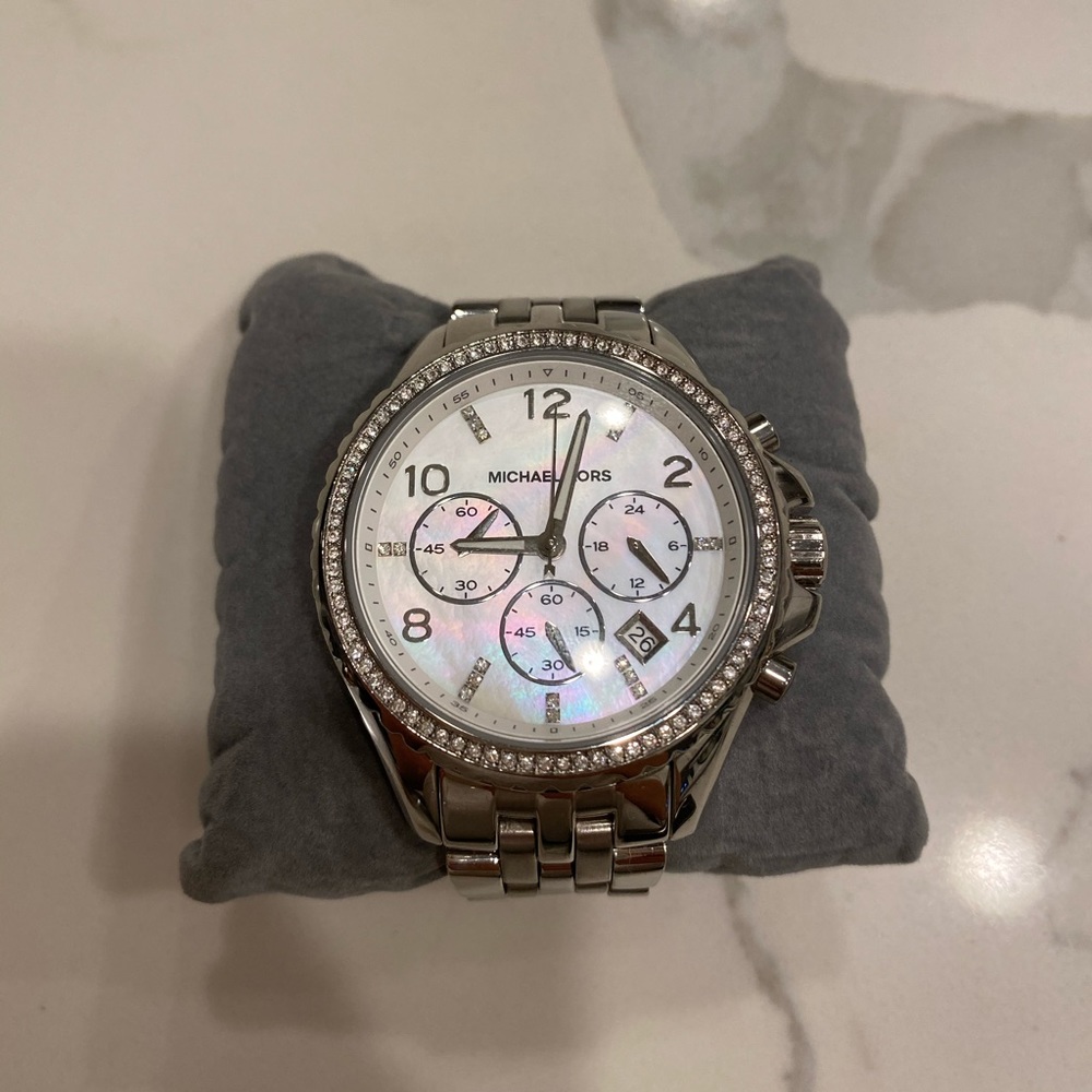 Michaels Korda stainless steel watch